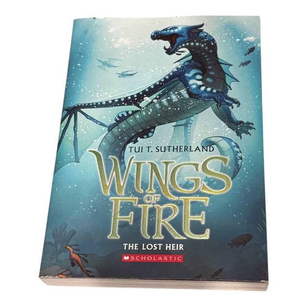 Wings Of Fire Book Two The Lost Heir Tui T Sutherland Fantasy Scholastic PB